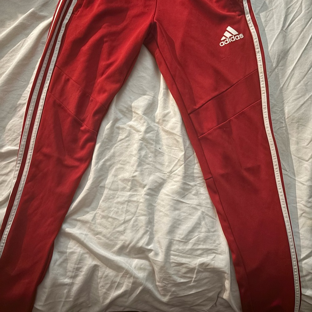 Adidas Kids Red Track Pants